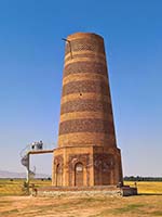 La torre di Burana al tramonto