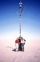 Giuseppe e Pietro all'albero del Ténéré