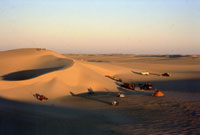 Campo al tramonto