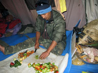 Preparazione delle verdure