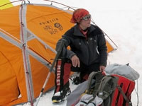 Leila al campo 1 - 5850 m