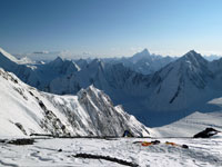 Il sito del C3 - 7150 m