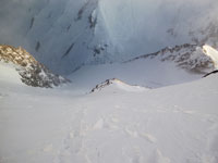 Foto di Adriano dal punto più alto da lui raggiunto, 7700 m