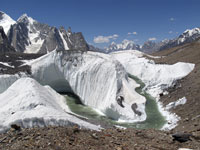 Fiume glaciale a Concordia