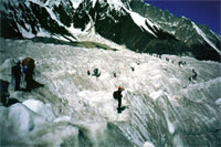 In marcia sul Baltoro superiore