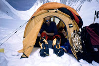 Giampaolo al Campo I, 5925 m