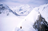 Panorama dal Campo II, 6565 m