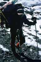 Micheal di ritono al Campo Base