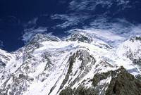 Nuvole sul Broad Peak