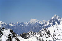 Il Nanga Parbat visto dalla sella del BP