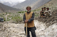 Lungo le gole del Braldo