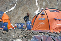 Stefano Zavka al c.b. del K2