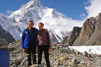 Giuseppe Pompili ed Edurne Pasaban