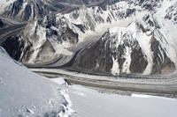 Il campo 3 dall'alto