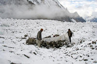 Accampamento di portatori