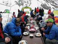 Pranzo al campo base