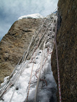 Passaggio per uscire in cresta