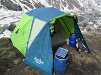 La mia nuova tenda al c.b.