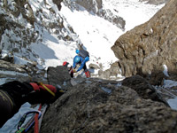 Joao Garcia sul Kinshofer wall