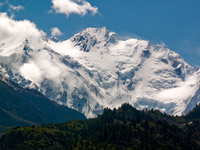 Il Nanga Parbat da Sera
