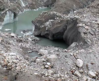 Laghetti sul ghiacciaio del Baltoro