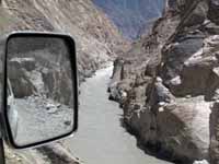 Le gole dell'Indo verso Skardu