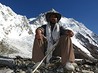 Sirdar al campo base del K2