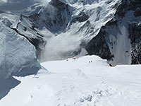 Il campo tre dall'alto