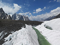 Fiume glaciale a Concordia