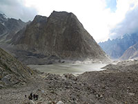 Il nuovo lago a Khuburtze