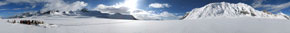 Panorama a 360° dal passo Hispar, 5120 m