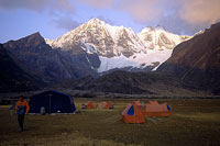 Huayhuash - Il campo base